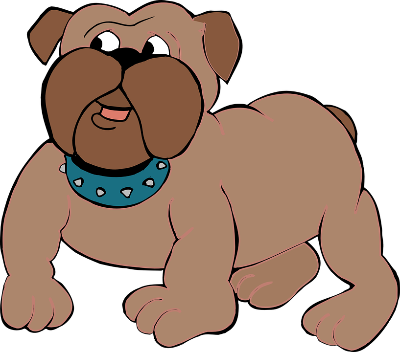 Cartoon Brown Dog Clipart PNG