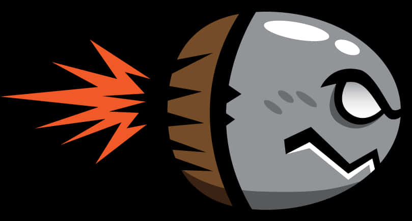 Cartoon Bullet Character PNG