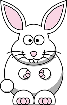 Cartoon Bunny Illustration PNG