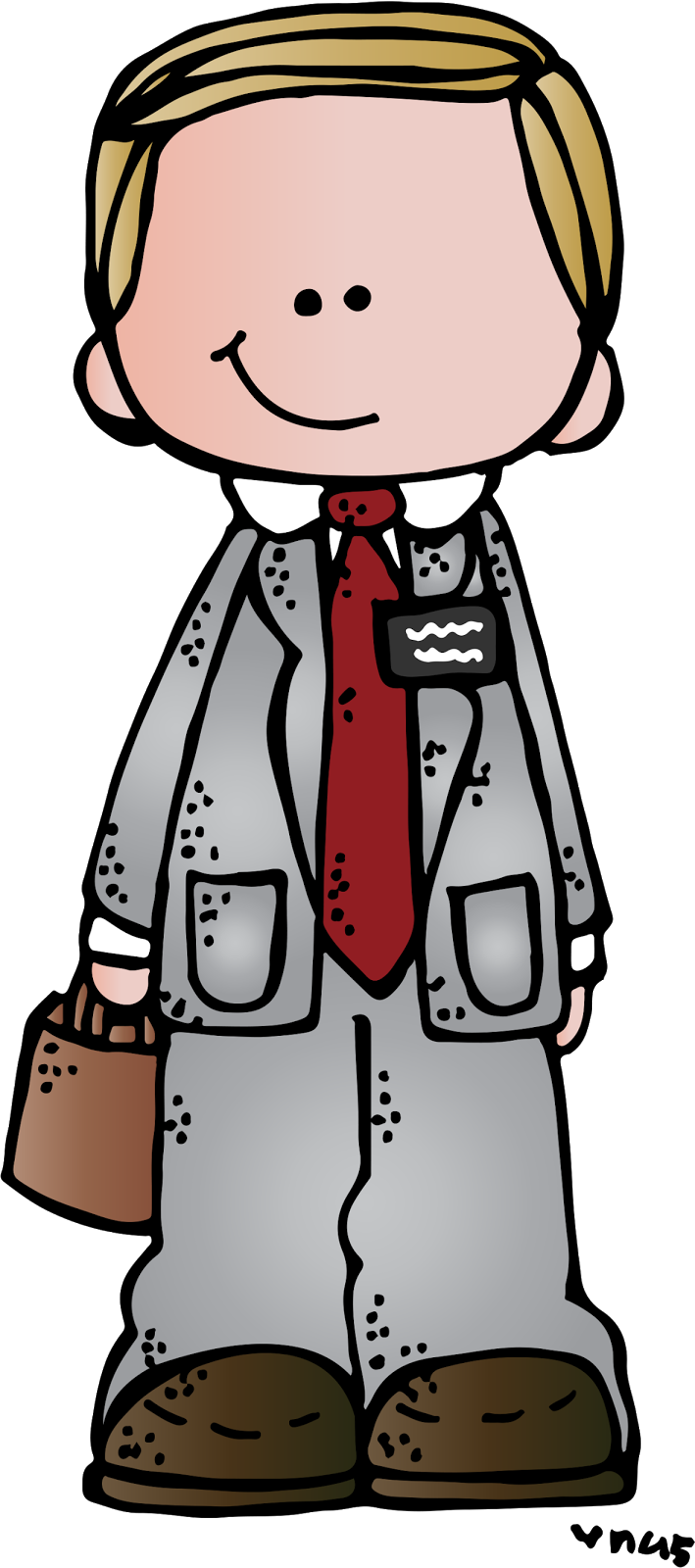 Cartoon Businessman Character PNG