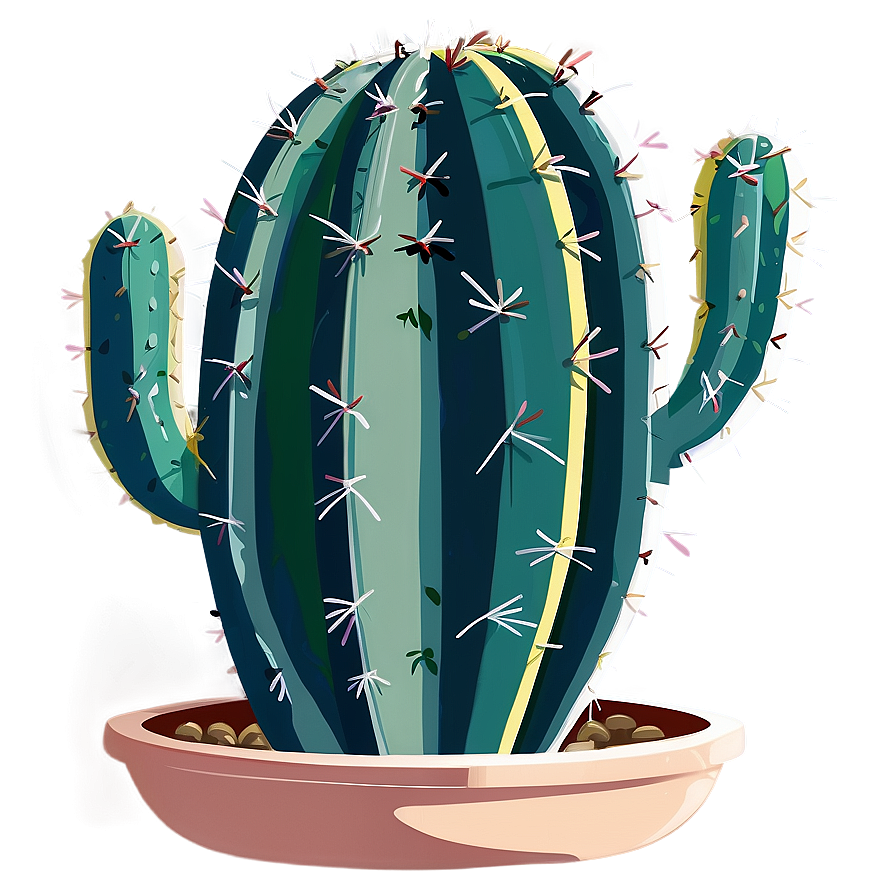 Cartoon Cactus Png 05032024 PNG