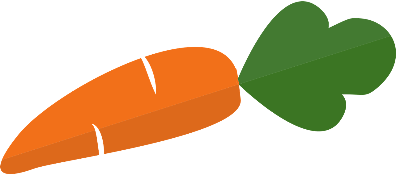 Cartoon Carrot Graphic PNG