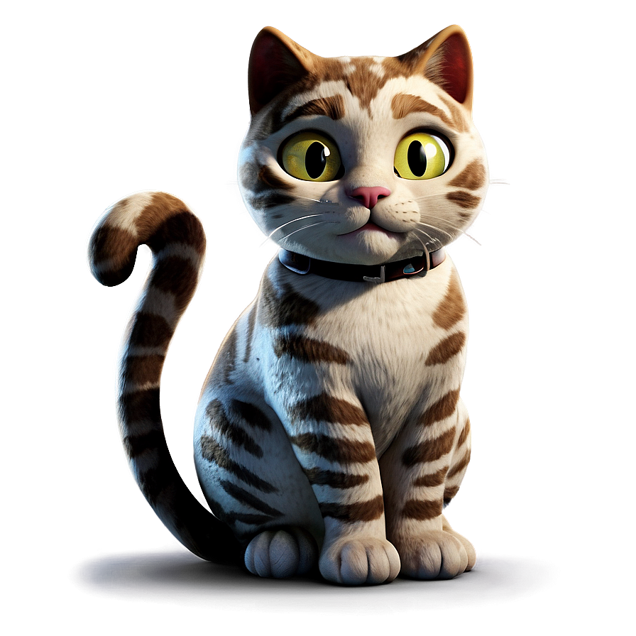 Download Cartoon Cat Character Png A | Wallpapers.com