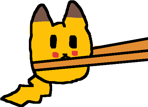 Cartoon Cat Peeking Over Surface PNG