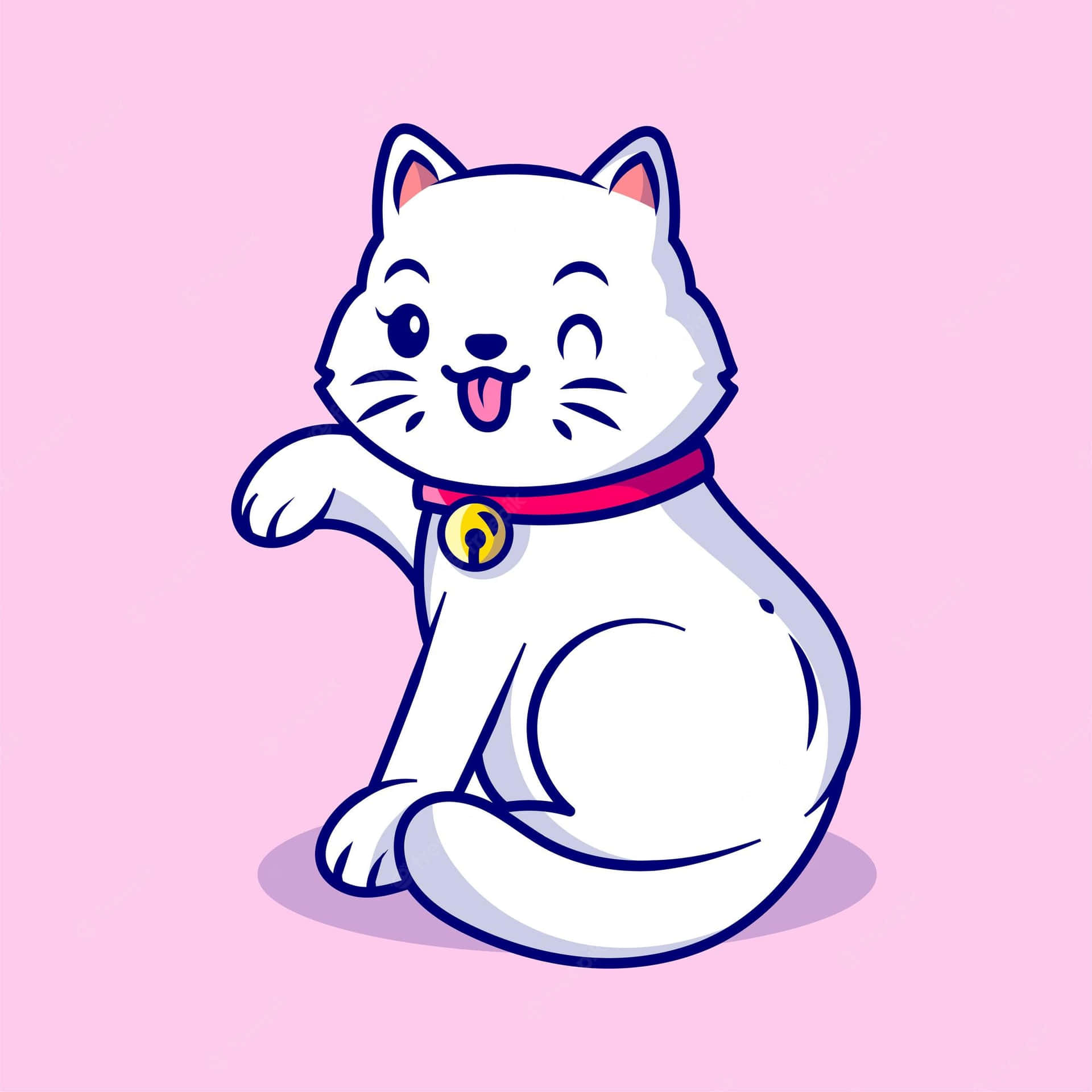 Cartoons can be cute and cool and this is proven by this adorable cartoon cat!