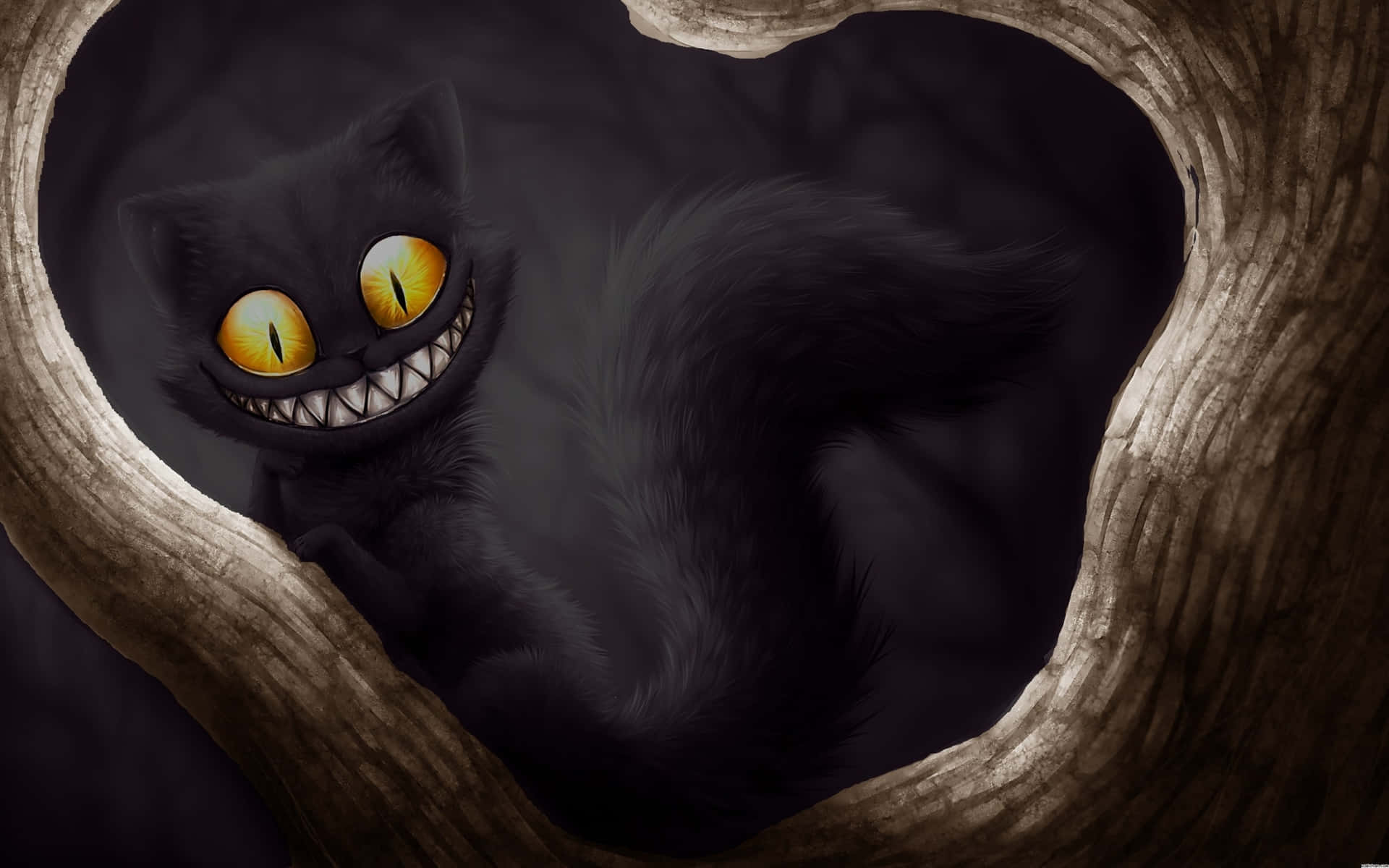 scary cat cartoon