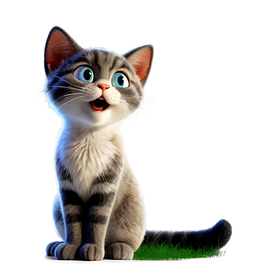 Cartoon Cat Transparent Peo PNG