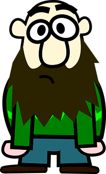 Cartoon Caveman Character PNG