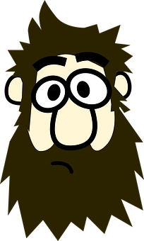 Cartoon Caveman Face PNG
