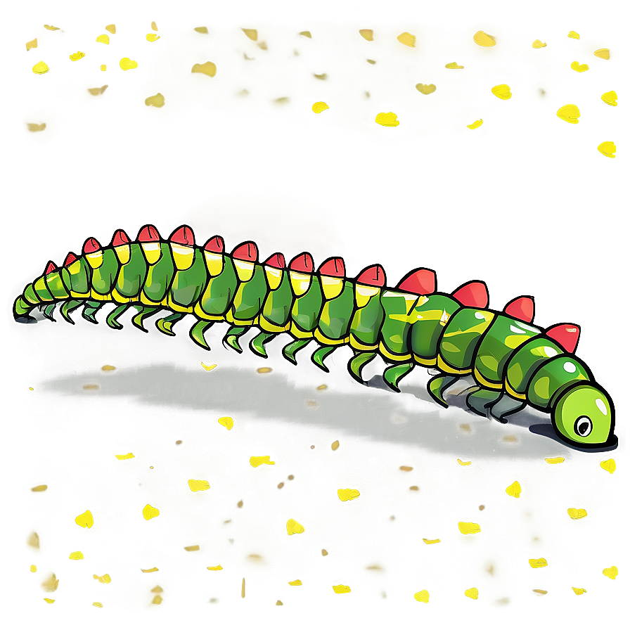 Cartoon Centipede Graphic Png 50 PNG