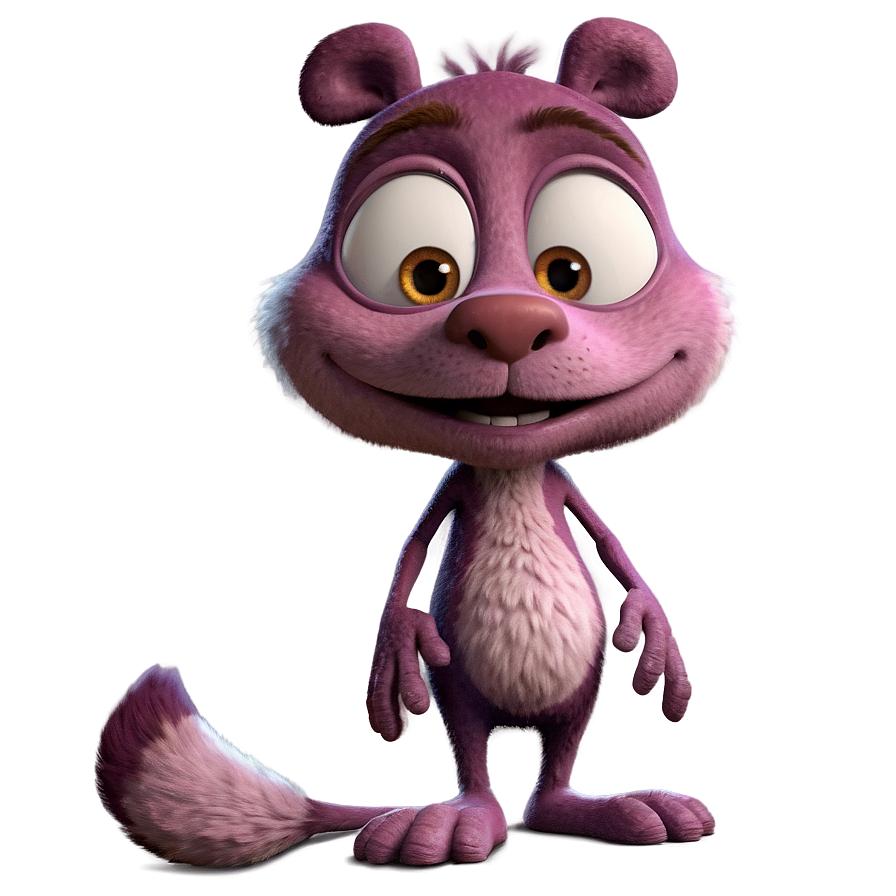 Cartoon Character D PNG