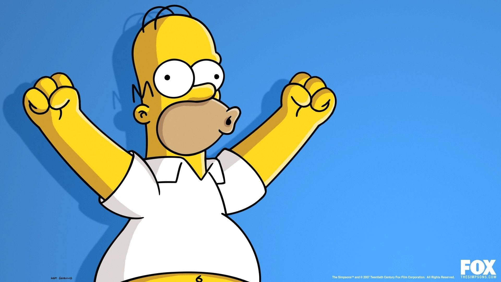 Jagskulle Vilja Ha En Homer Simpson-tecknad Karaktär Som Min Dator- Eller Mobilskärms Tapet. Wallpaper