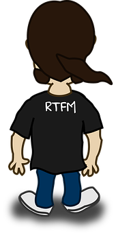 Cartoon Character R T F M Shirt PNG