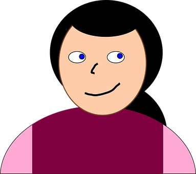 Cartoon Character Smiling Face.png PNG