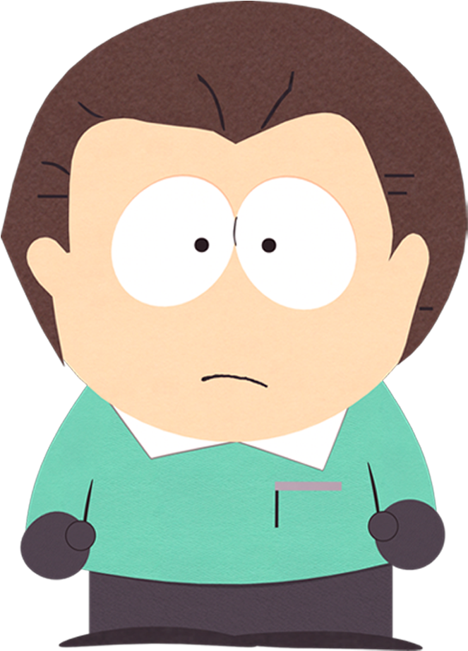 Cartoon Character With Brown Hair PNG