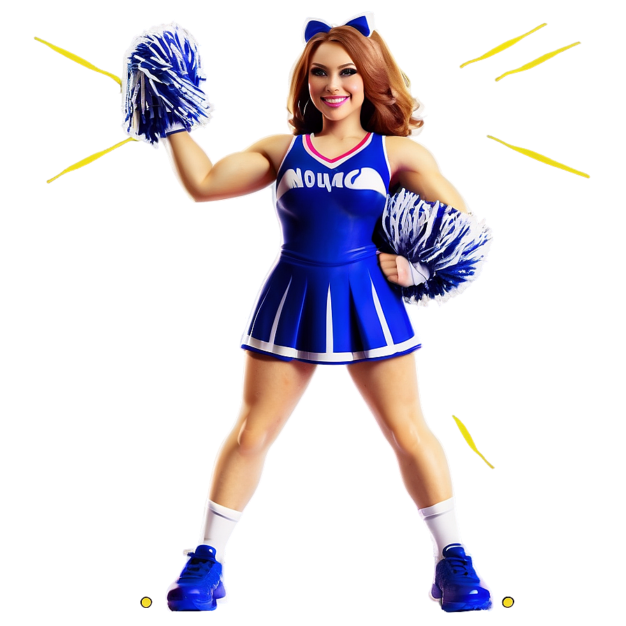 Download Cartoon Cheerleader Png Pbx3 | Wallpapers.com