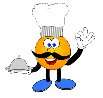 Cartoon Chef Character PNG