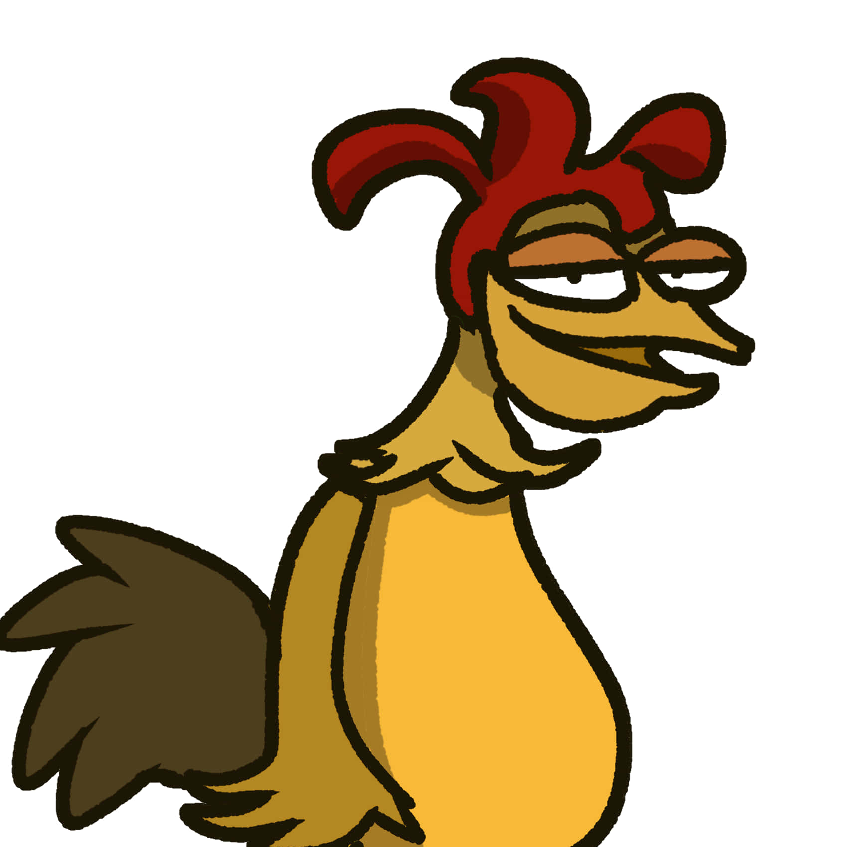 Cartoon Chicken Character Wallpaper