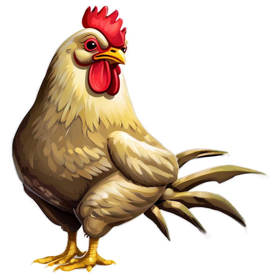 Download Cartoon Chicken Png Uwn | Wallpapers.com