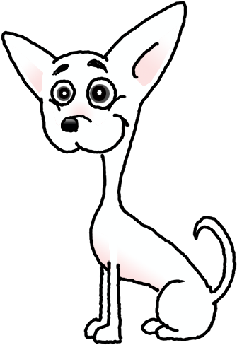 Cartoon Chihuahua Drawing PNG