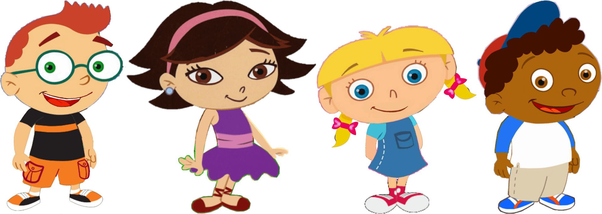 Cartoon Children Characters PNG