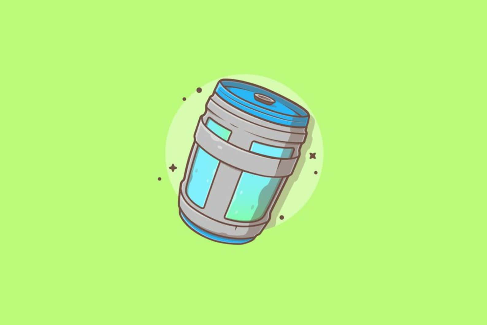 Cartoon Chug Jug Illustration Wallpaper