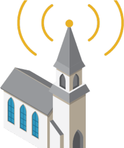 Cartoon Church Icon PNG