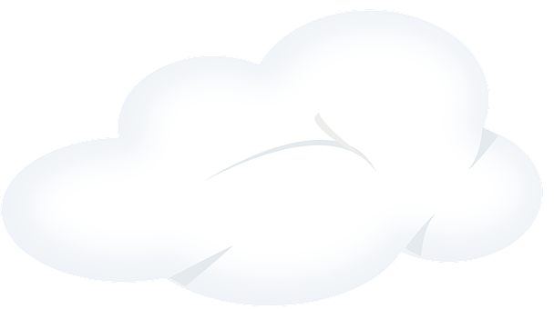 Cartoon Cloud Graphic PNG