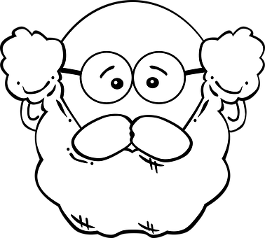 Cartoon Cloud Man Expression PNG