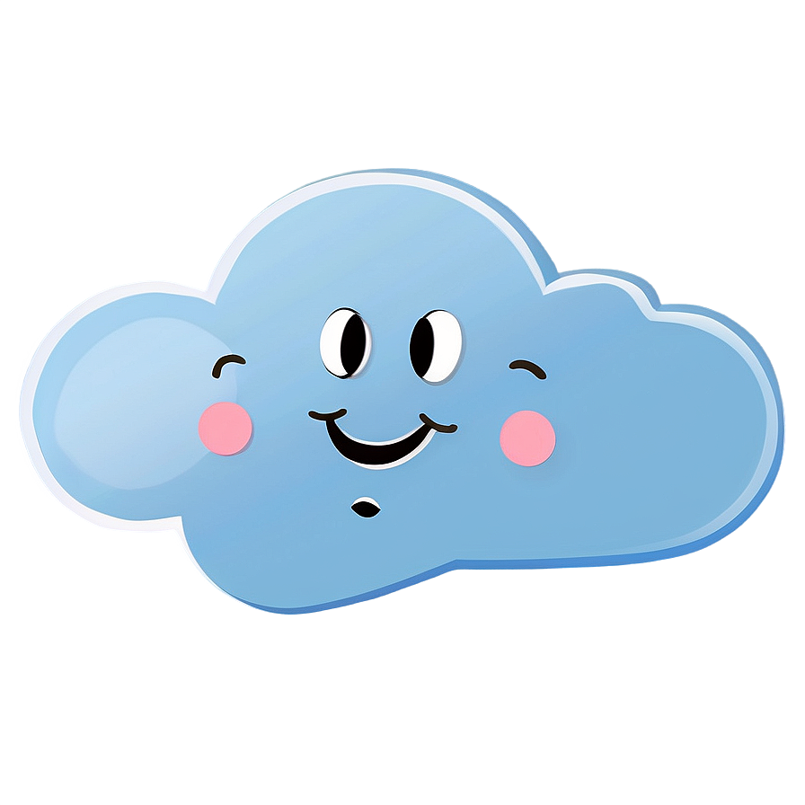 Download Cartoon Cloud With Face Png 05252024 | Wallpapers.com