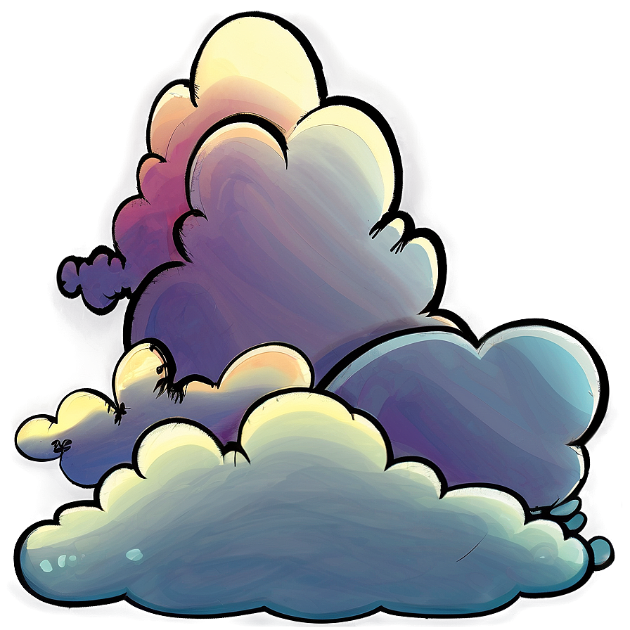 Cartoon Clouds Png Gmo PNG