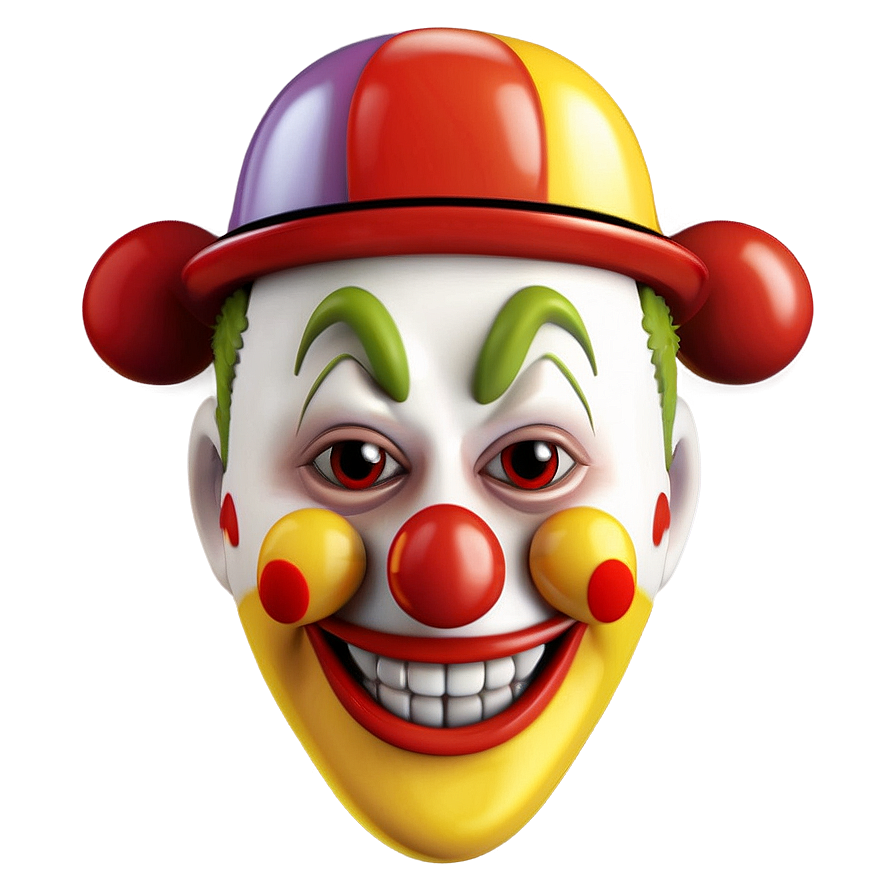 Cartoon Clown Emoji Png Tcm16 PNG