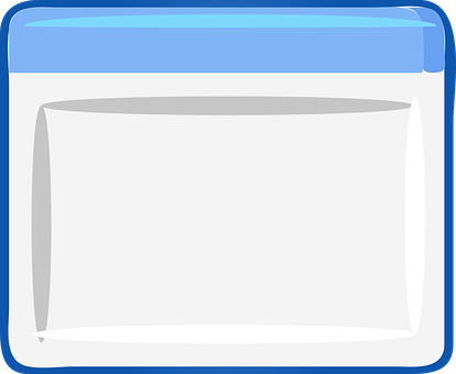 Cartoon Computer Window Icon PNG