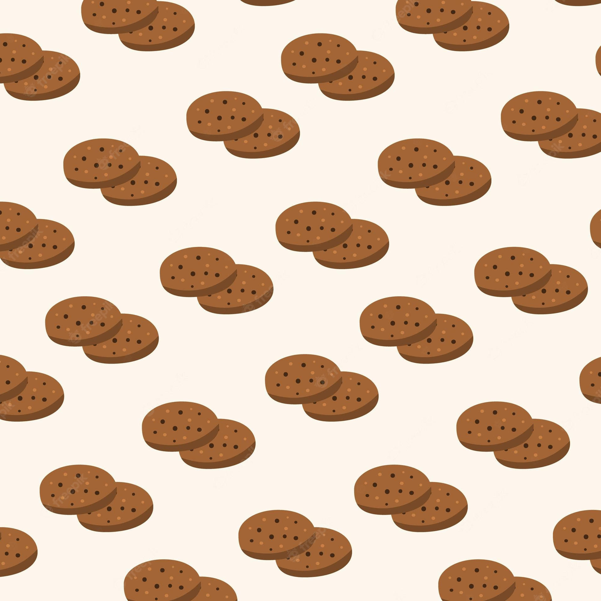 Dielecker Animierte Cartoon-cookie Wallpaper