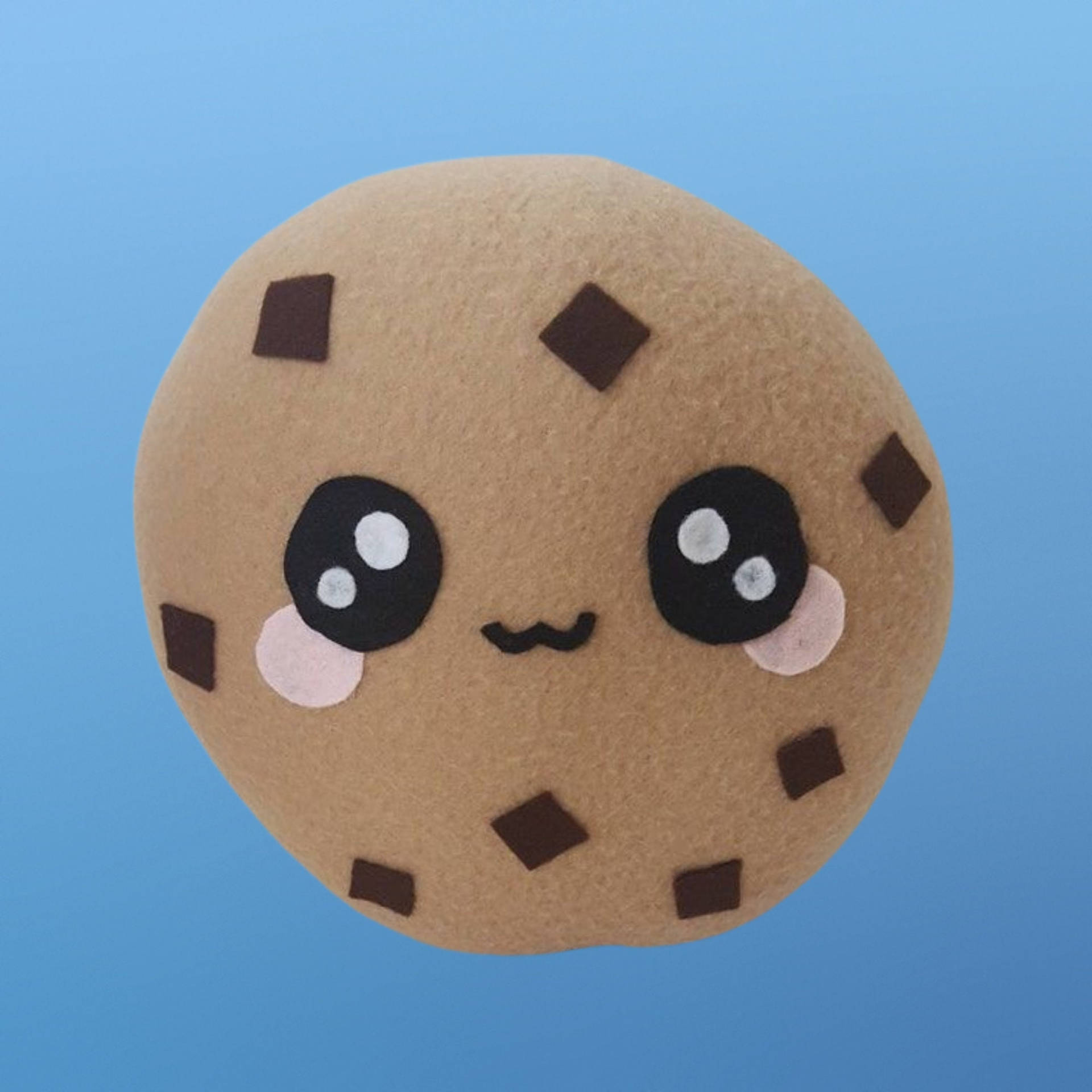 A tasty Cartoon Cookie that calls for a snack! Wallpaper