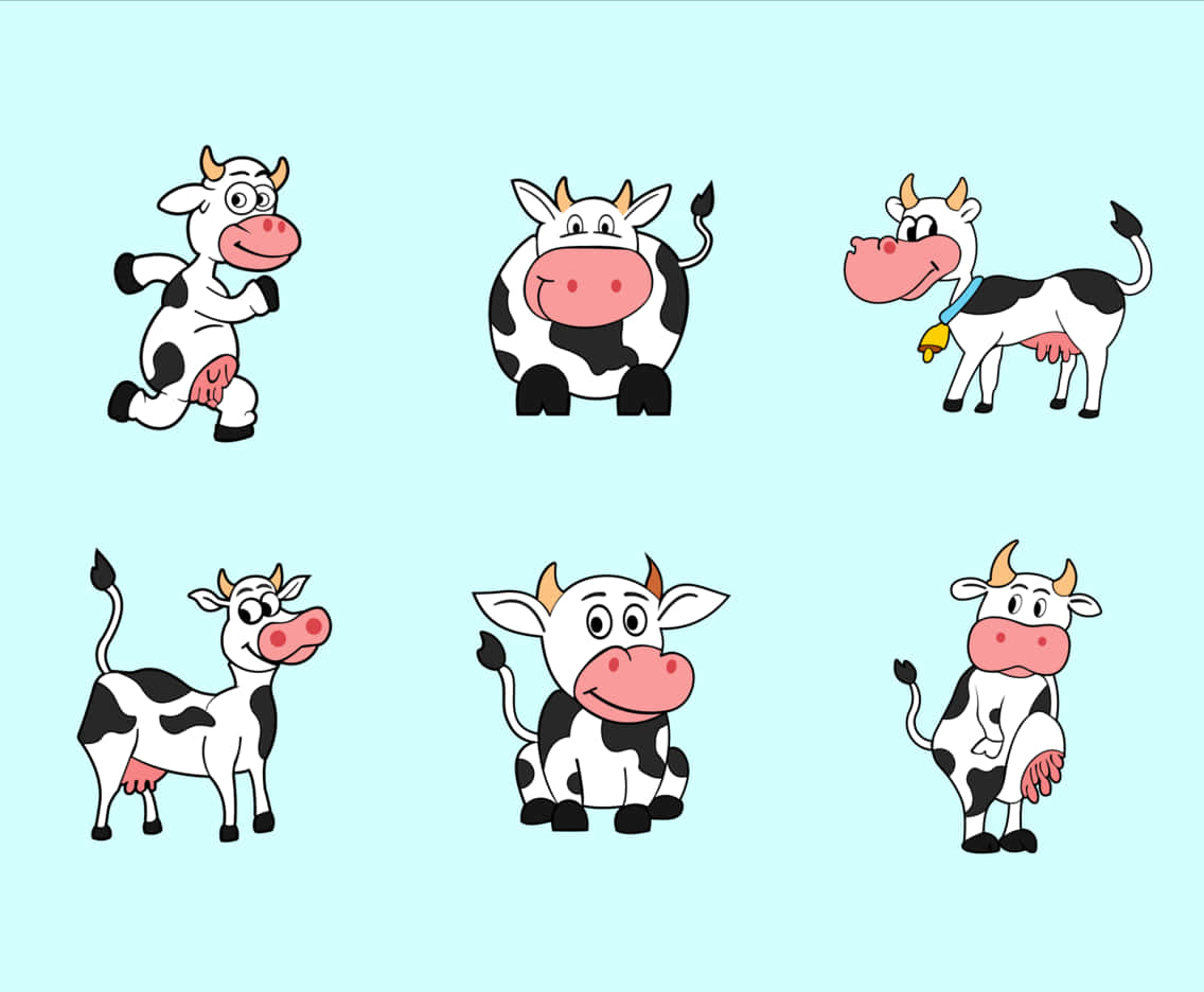 "The Friendly Cartoon Cow"
