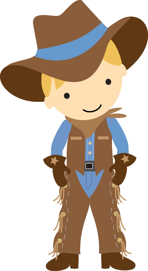 Cartoon Cowboy Character PNG