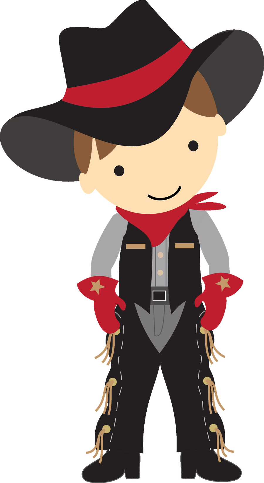 Cartoon Cowboy Character.png PNG