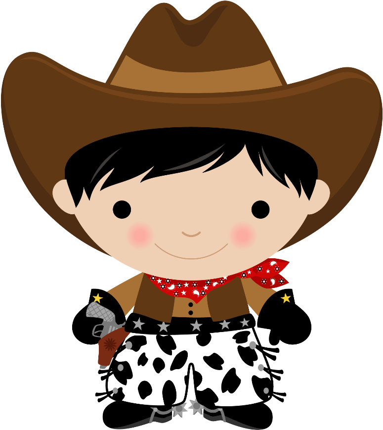 Cartoon Cowboy Character.png PNG