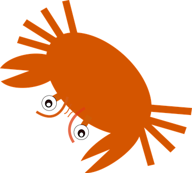 Cartoon Crab Graphic PNG
