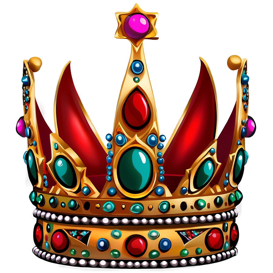 Cartoon Crown A PNG