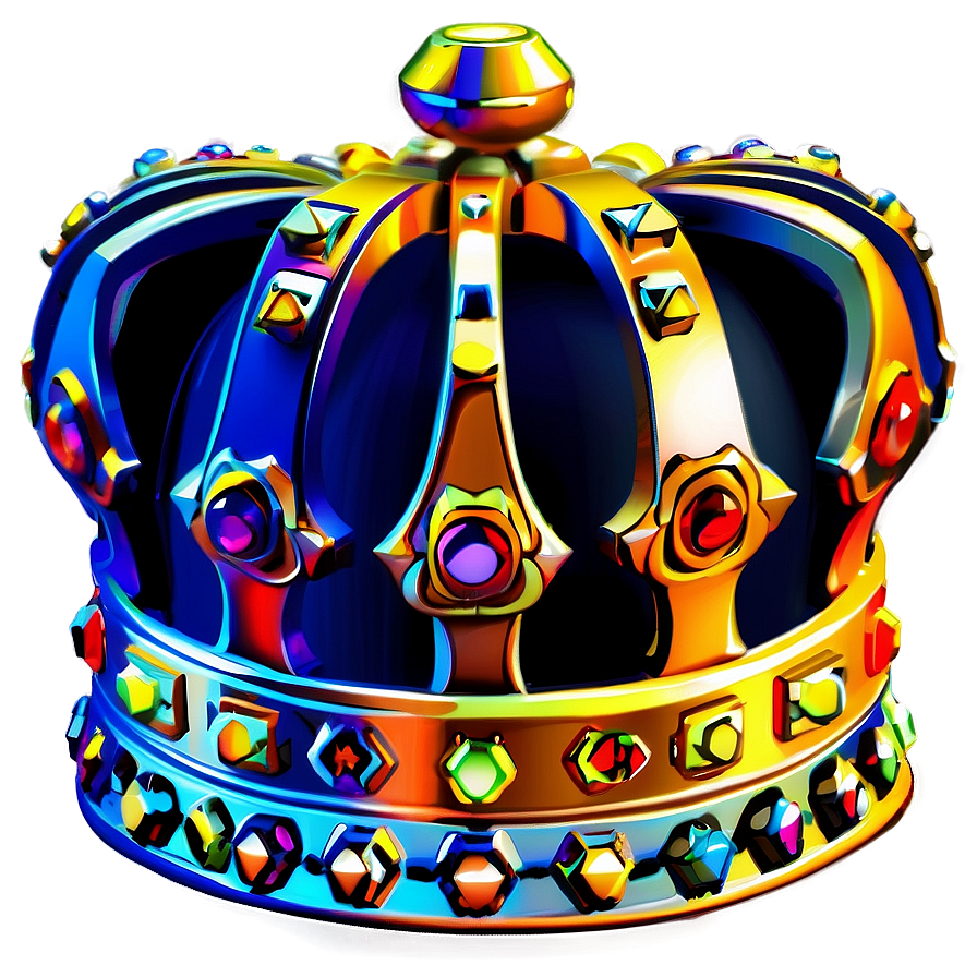 Cartoon Crown C PNG