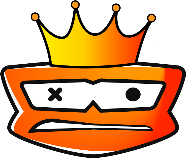 Cartoon Crown Character Graphic PNG
