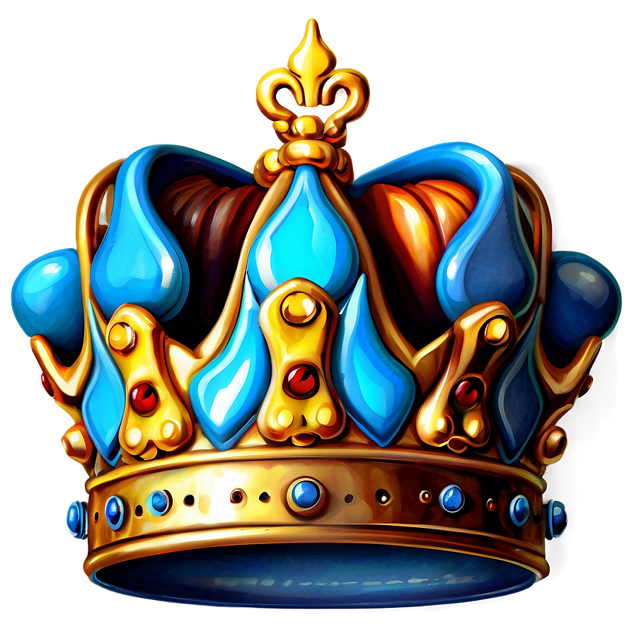 Cartoon Crown For Monarch Png 06132024 PNG