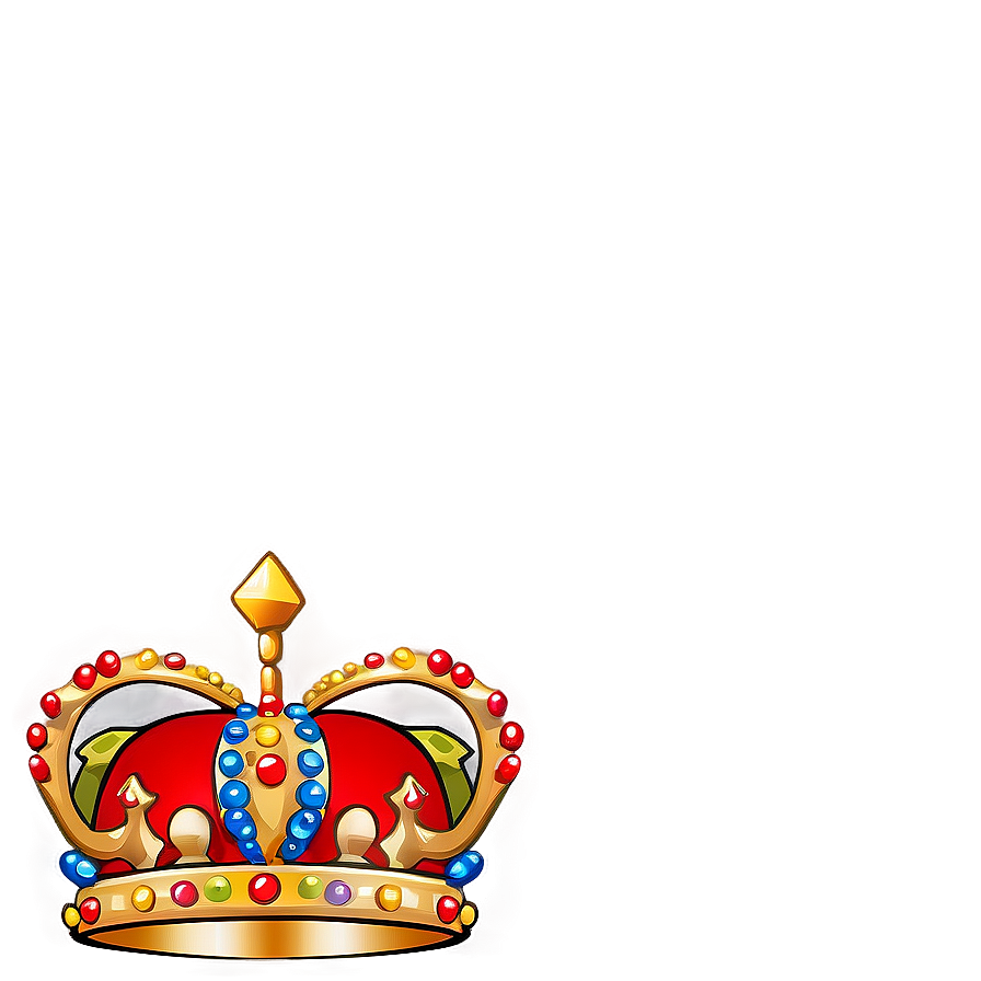 Cartoon Crown With Sparkles Png 27 PNG