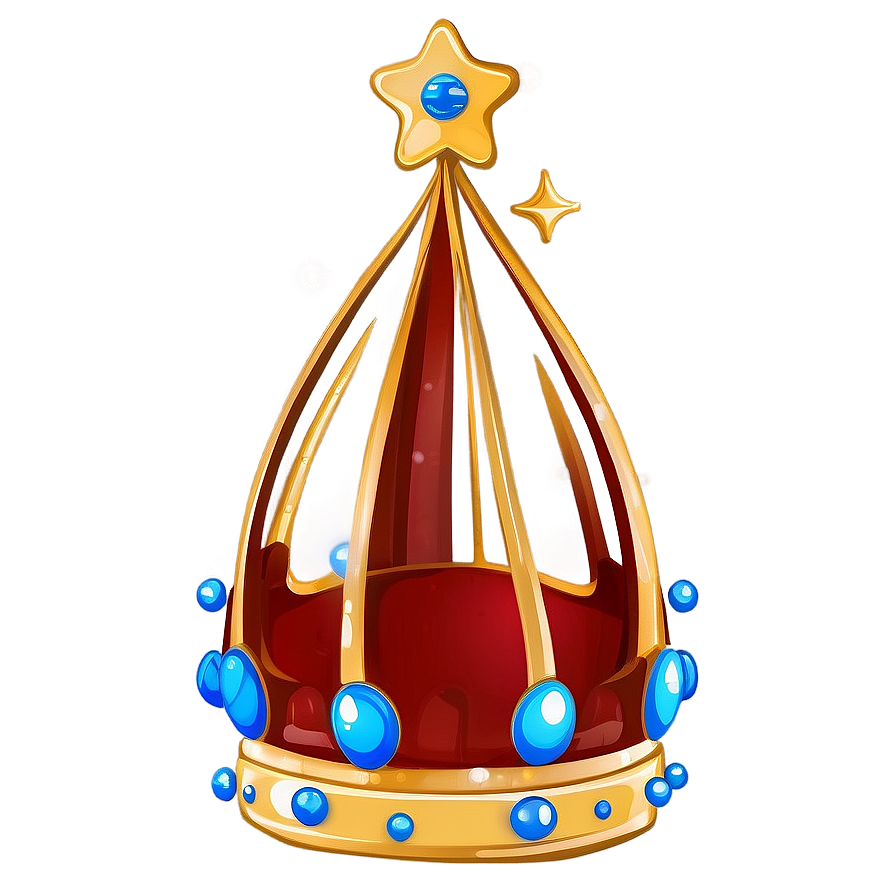 Cartoon Crown With Sparkles Png 58 PNG