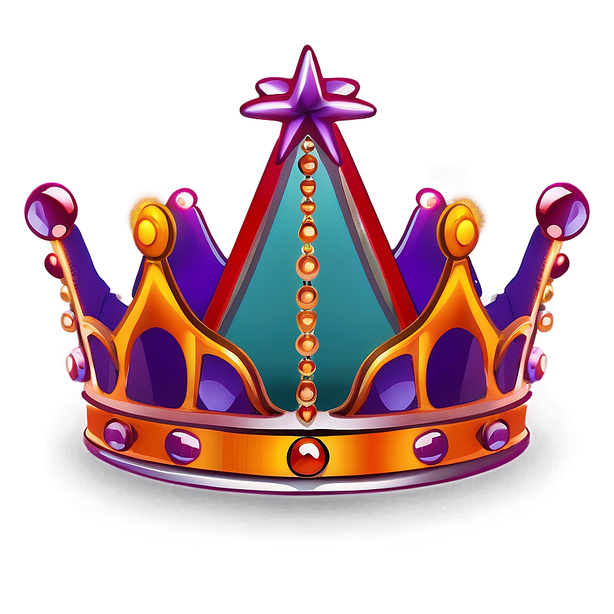 Cartoon Crown With Stars Png 73 PNG