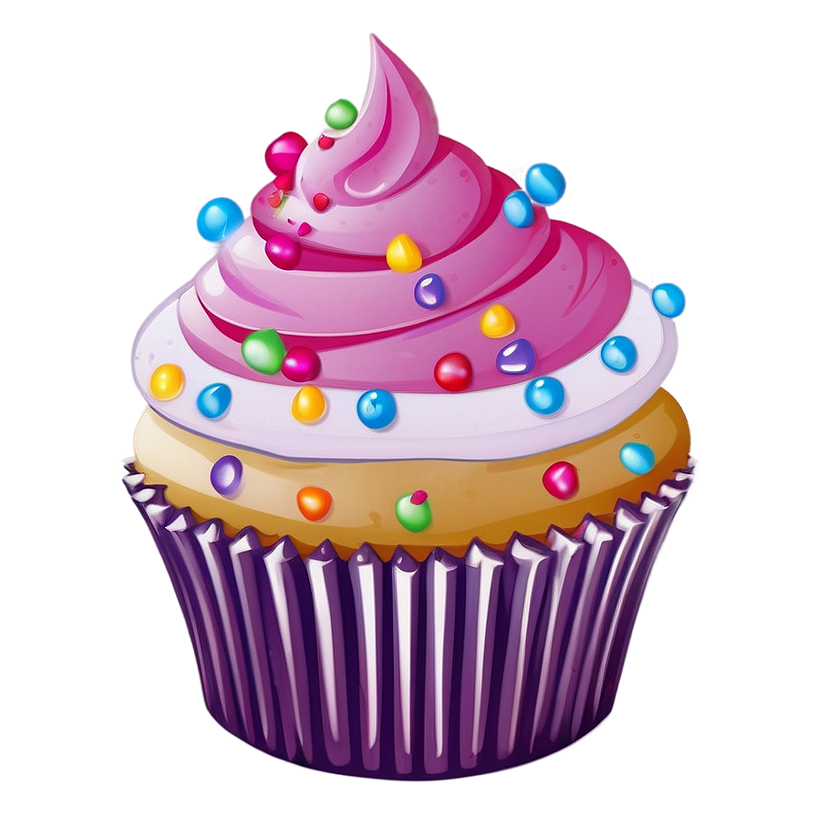 Cartoon Cupcake Png 05032024 PNG