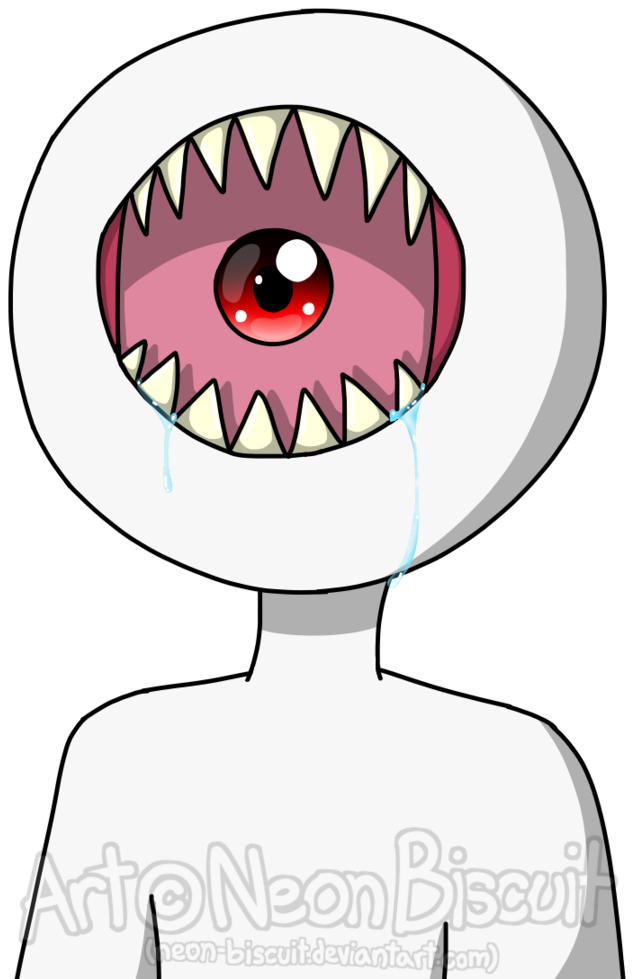 Cartoon Cyclops Crying Illustration PNG