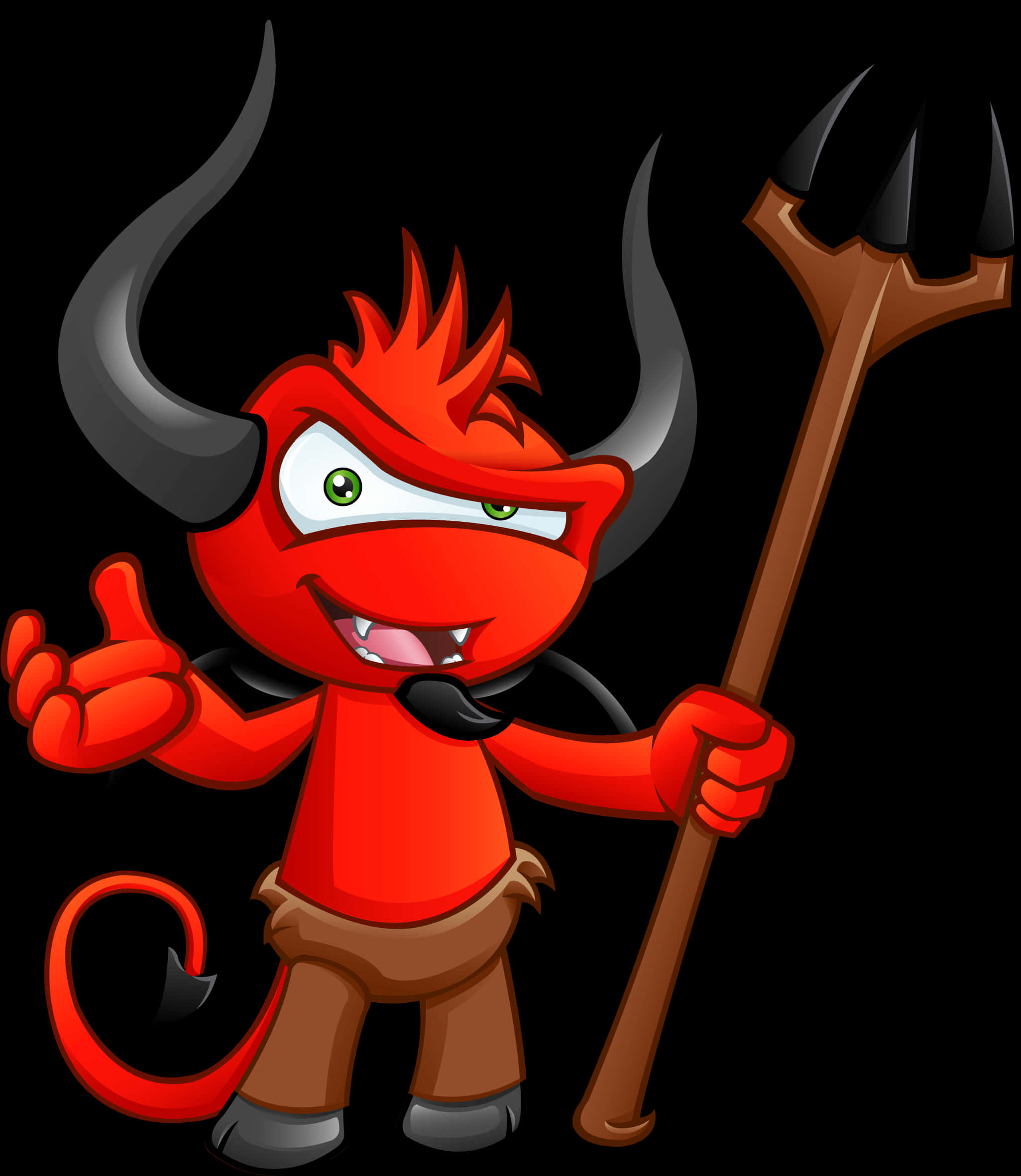 Cartoon Devil Character PNG